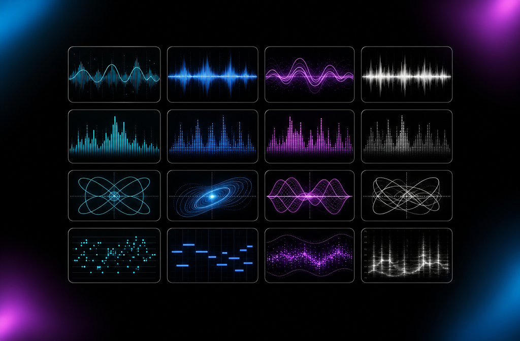 Diagram: comparison grid of Suno alternatives in the AI music generator market.