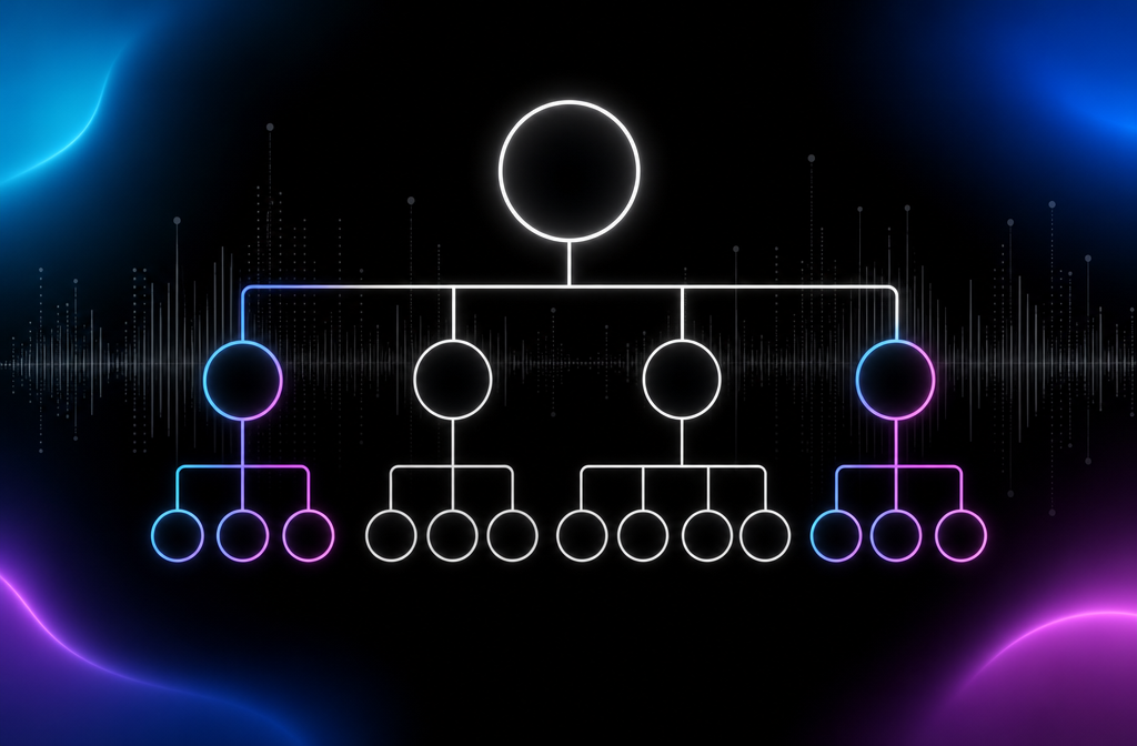 Corporate ownership diagram showing founder and investor structure for Suno AI.